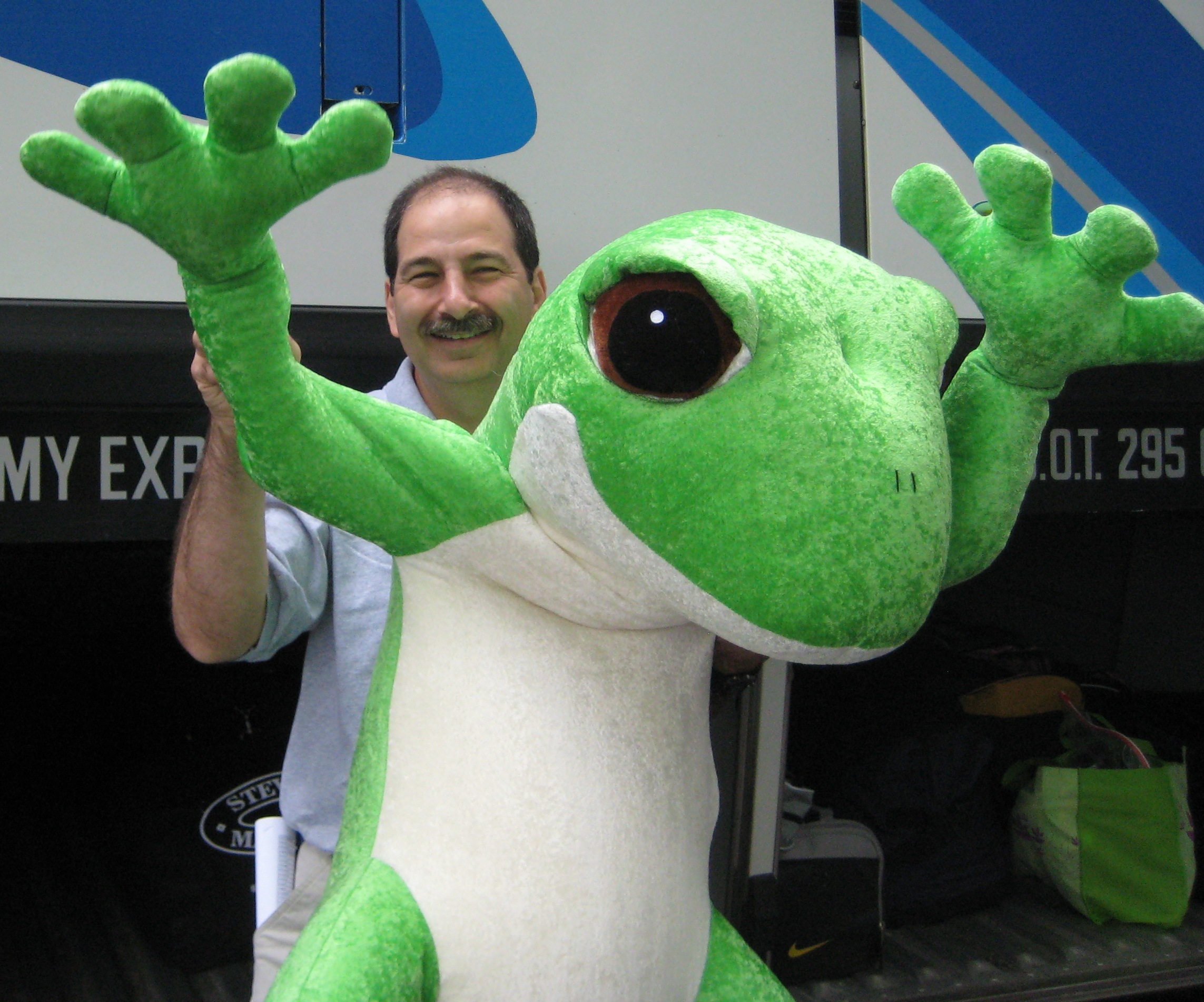 Programming Director Roy Faden and his new friend!