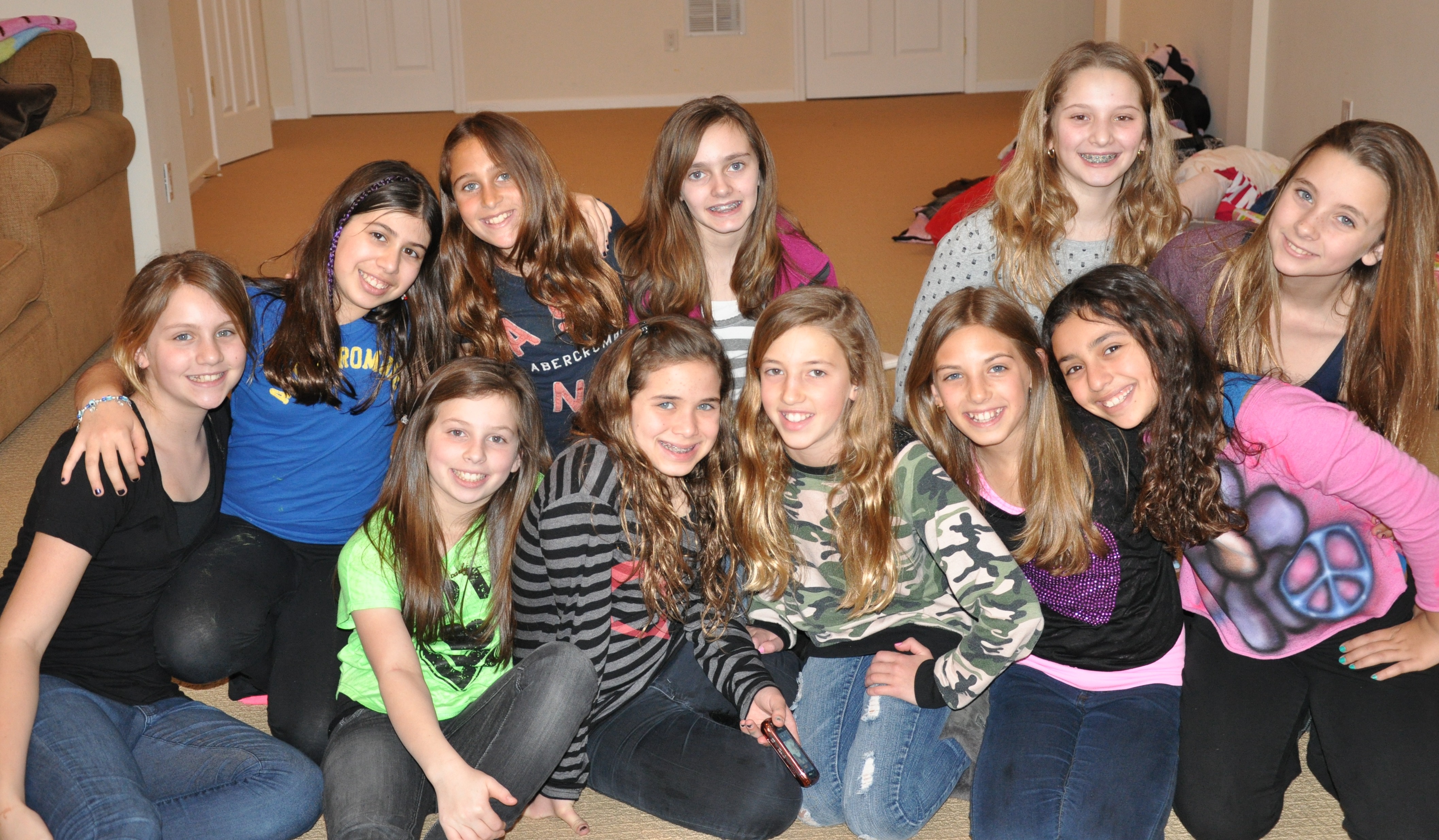 The Girls of Summer 2010's Bunk 6 recently had a sleepover. 