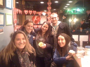 Sushi with Jen, Lindsay, and Ryan!