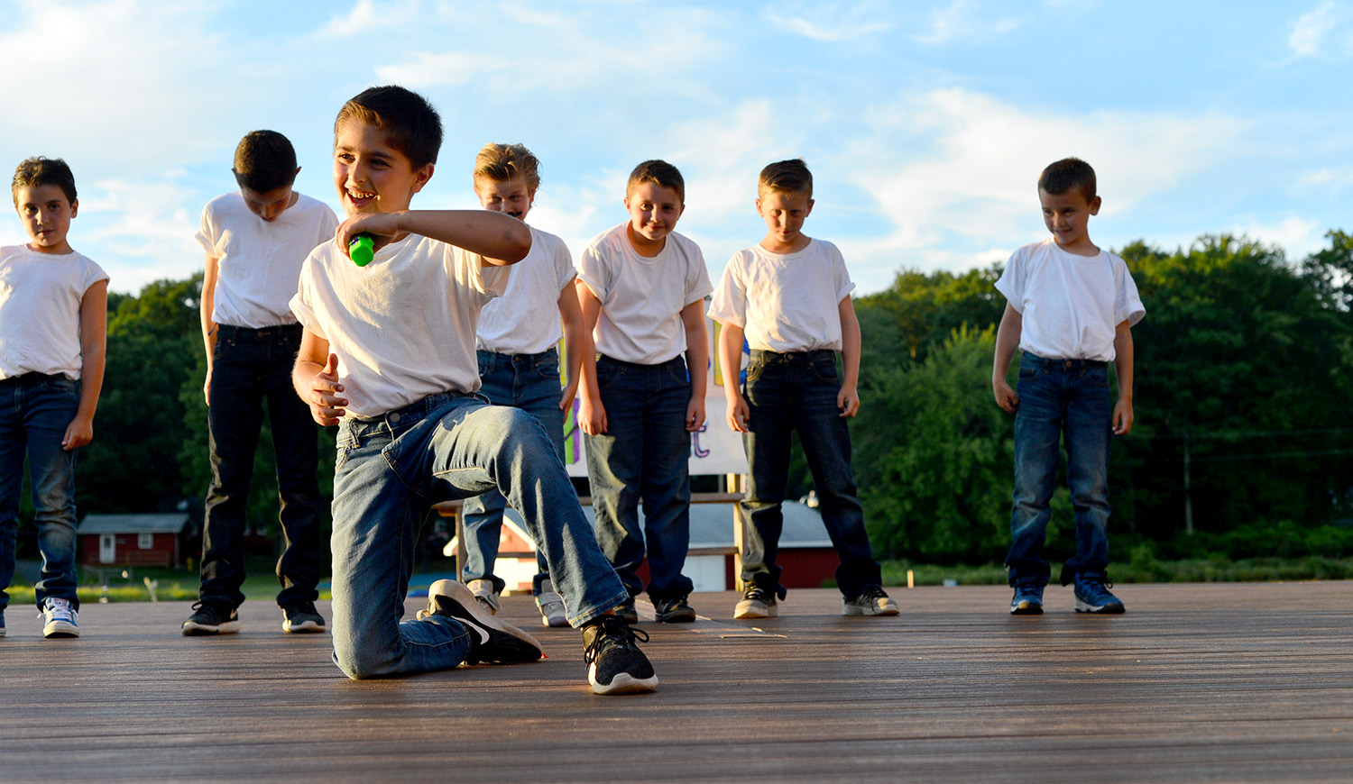 Image of Boys Playing at Summer Camp