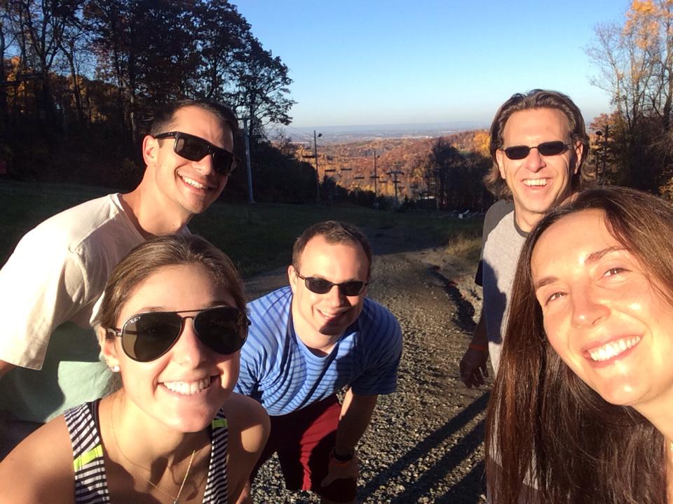 The Full Time Team on a hike during the conference.