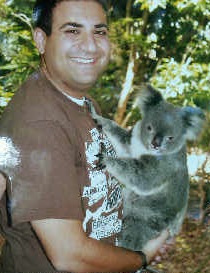 Eric at the Lone Pine Koala Sanctuary
