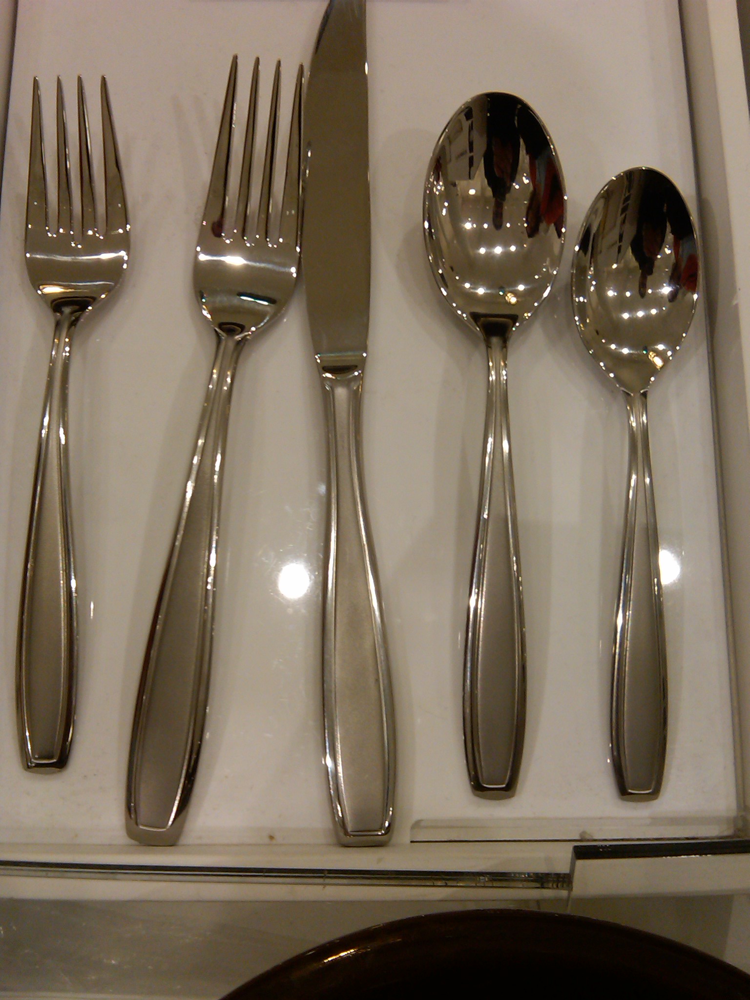 Our new flatware- exciting isn't it? HAHA