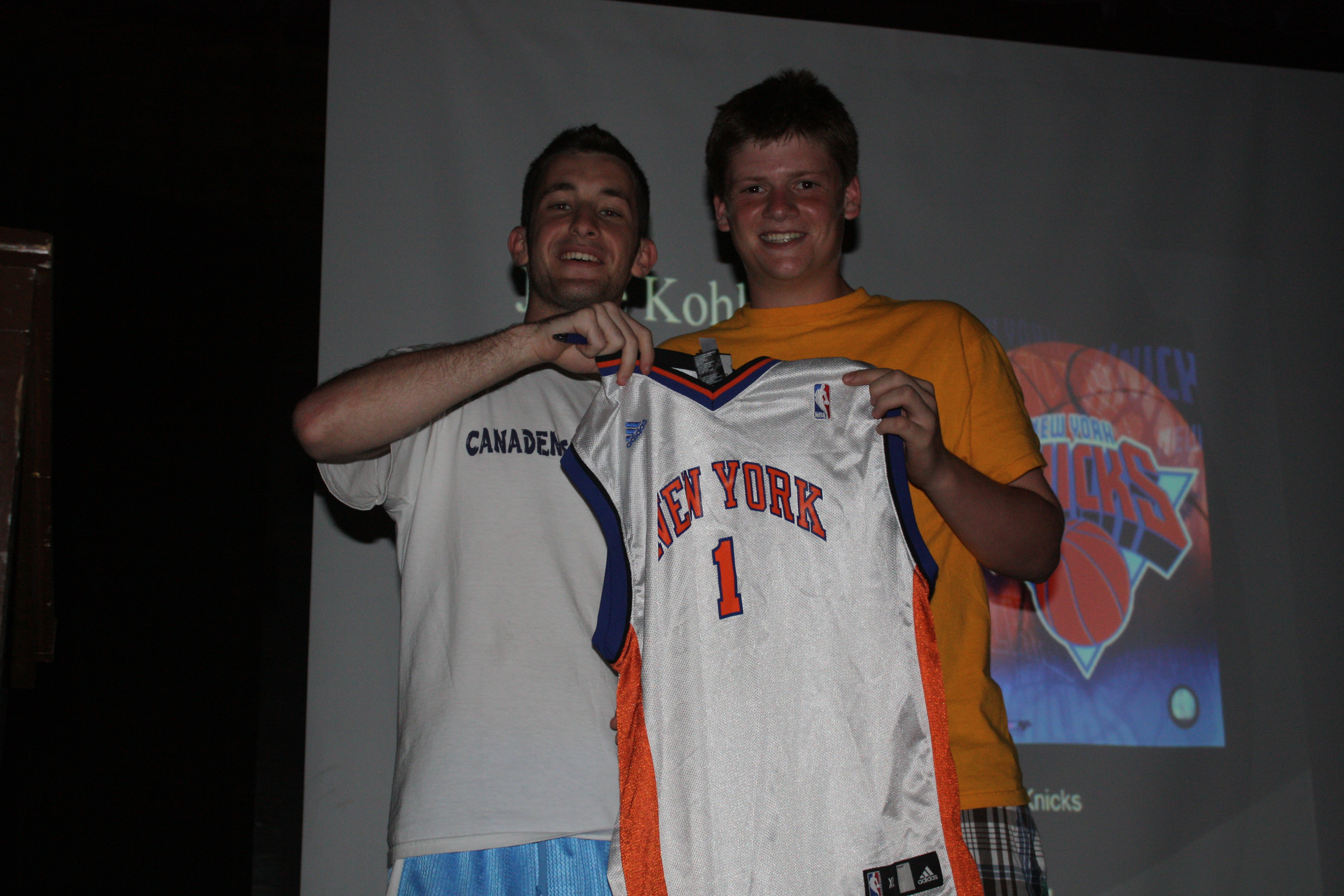 Jesse is the first pick of the Knicks and Coach Greg Richner in the NBA Draft.  