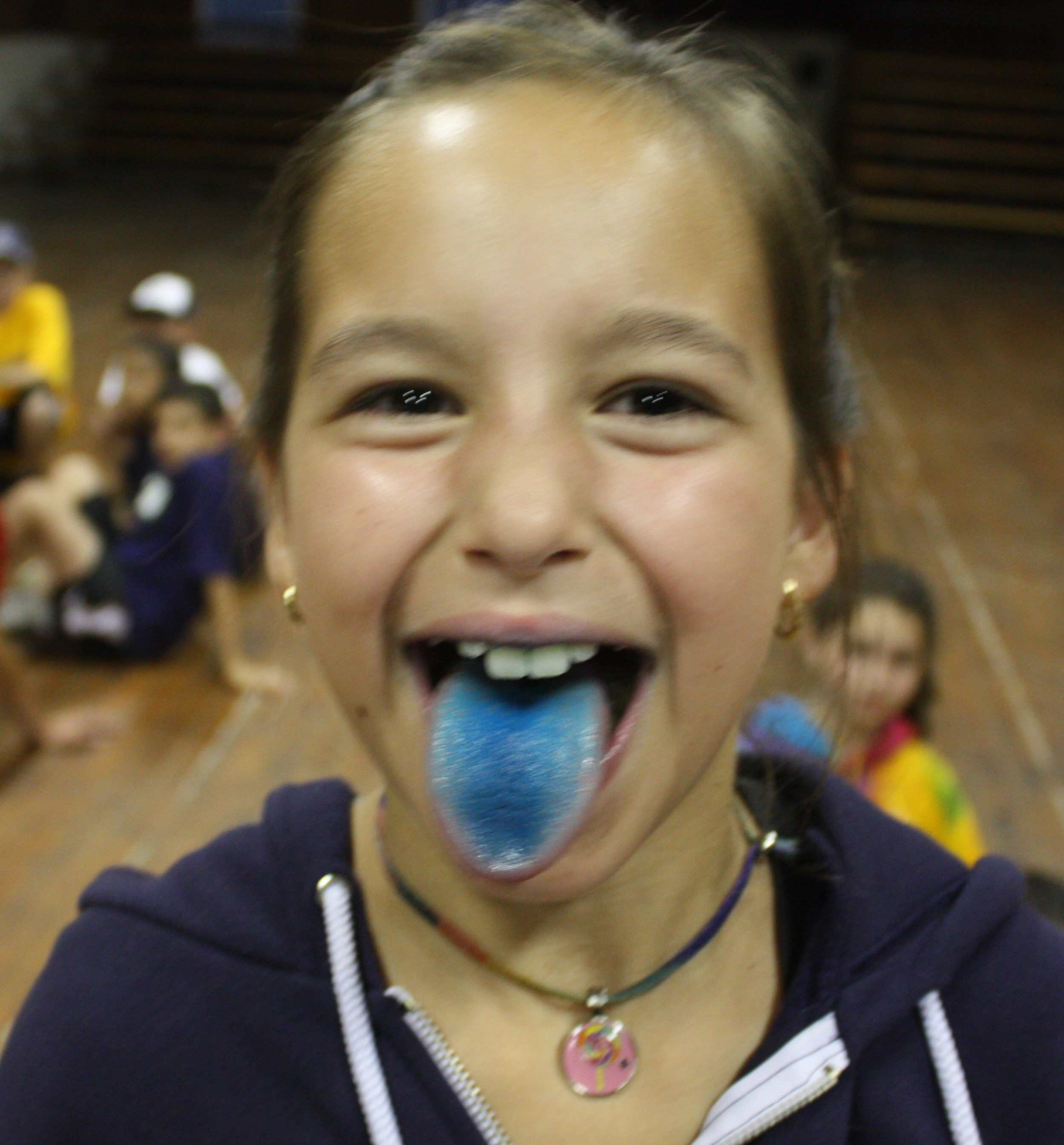 Ashley's Got a Blue Tongue!
