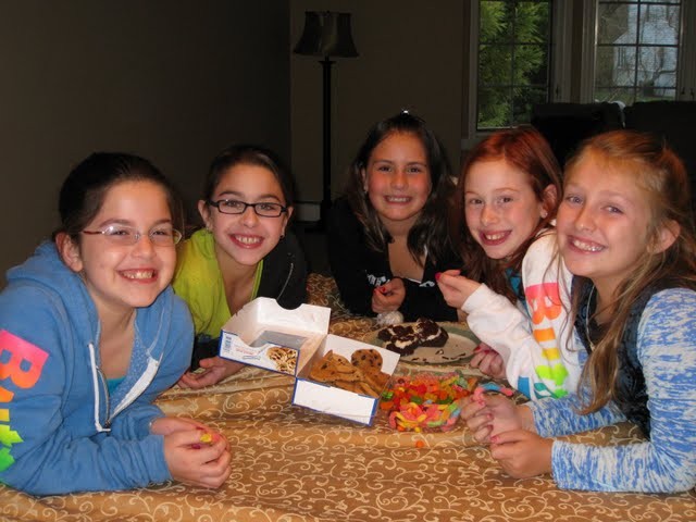 Some of the Girls from Last Summer's Bunk 4...Danielle, Julia, Paige, Sydney and Sami.