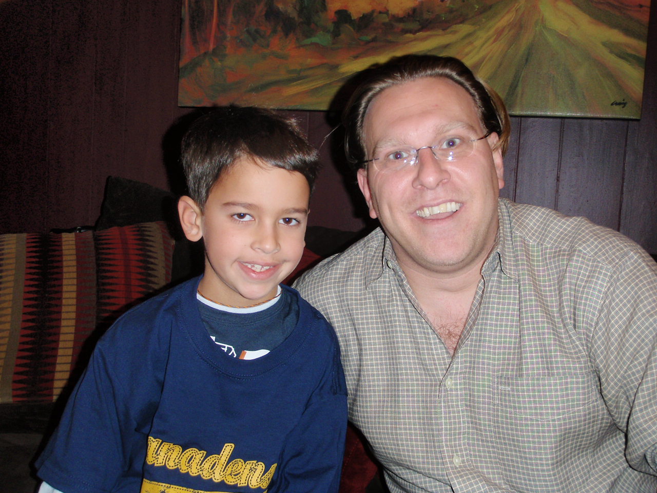 Me with 2010 Junior Boy Isaac Grama.