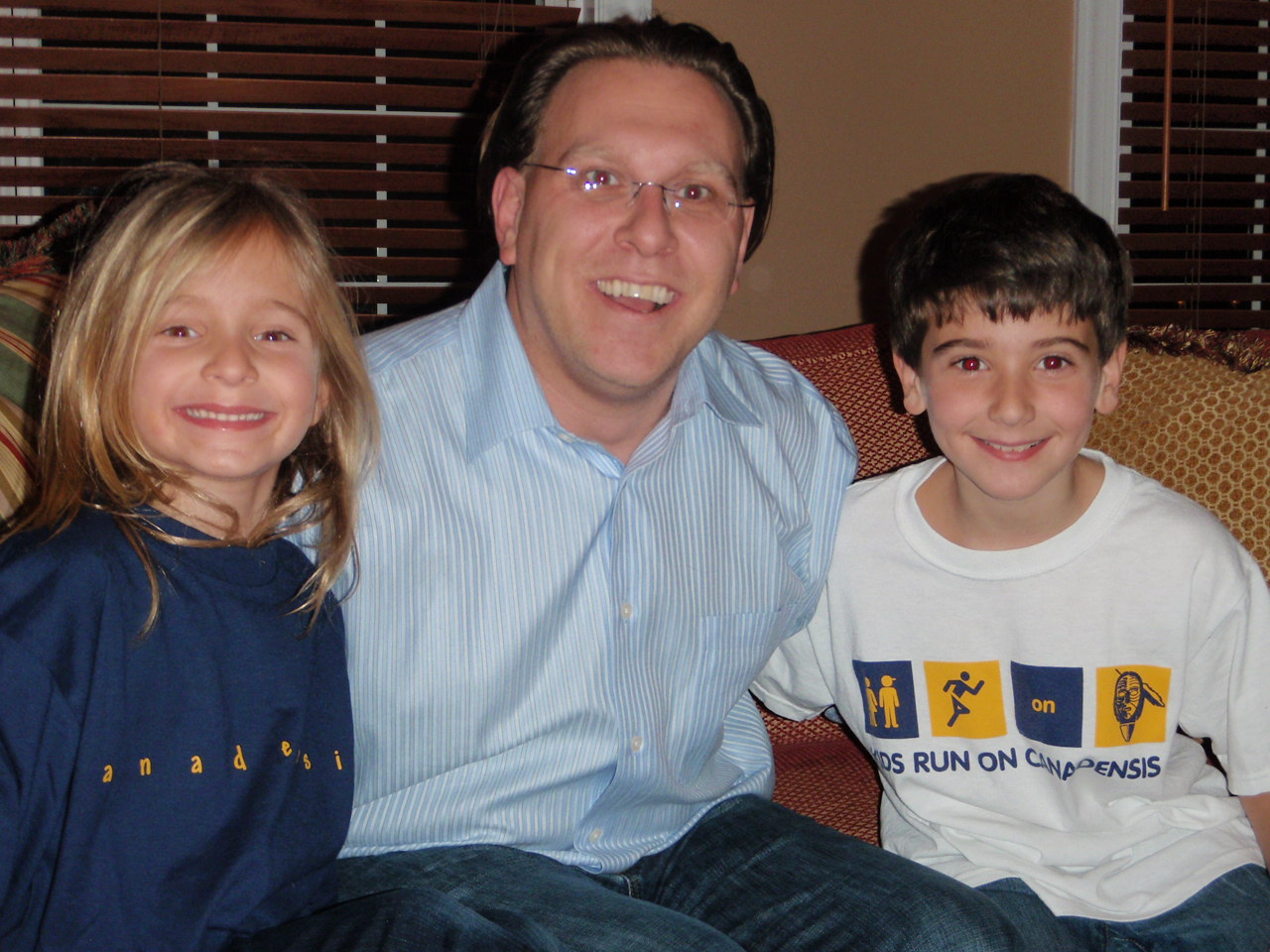 Me with David Brucker and sister, and future Canadensis camper, Marissa Brucker.