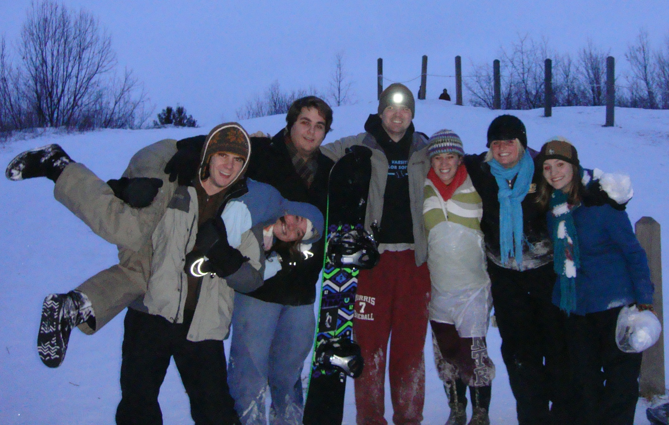 Staff Reunion in Michigan 2 Some antics in the snow!