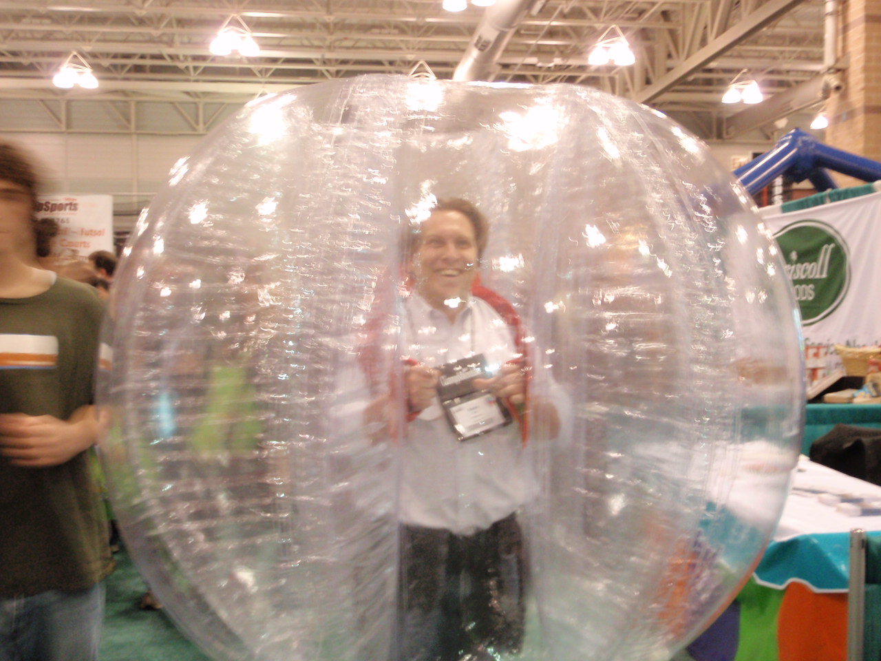 Me in a Bumperball.  