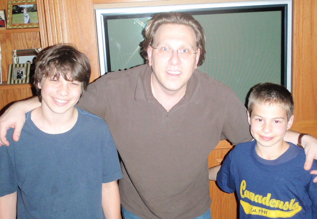Me with Drew Schinik (left) and Zach Schinik (right).  