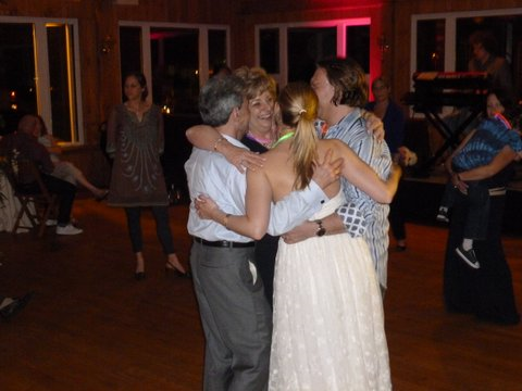 Me and Jaime share a group dance with my parents.