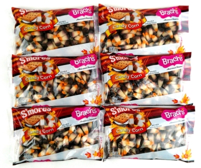 S'Mores Candy Corn mixes our love for camp with Halloween!  So cool!