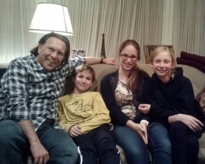 Me with AJ Rosenau (Upper Junior), Julia Rosenau (CIT) and Emma Rosenau (Lower Senior).