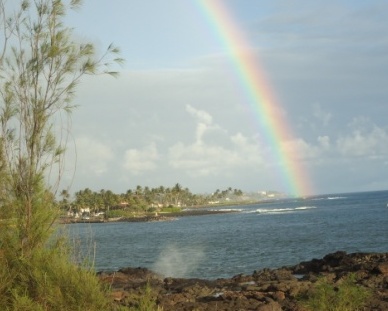 One day in Kauai, I think we saw about nine or ten rainbows like this one.