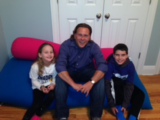 Me with Upper Junior Alex Rothenberg and future camper Gaby Rothenberg.