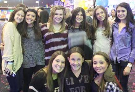 Some of the Girls from 2013's Bunk 20 got to see counselor Dani Corradetti at the Reunion.