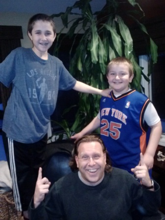 Me with Upper Inter Boy Adam Lieberman (left) and Lower Inter Boy Bradley Lieberman (right).