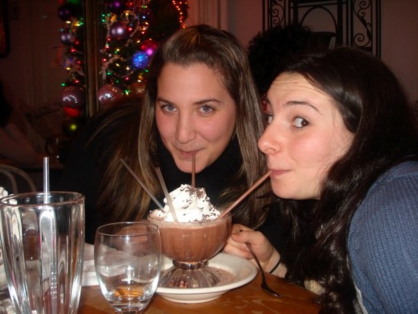 Sipping a Frozen Hot Chocolate at Serendipity!