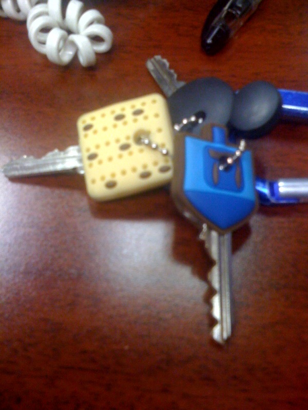 Even my keys got into the spirit!